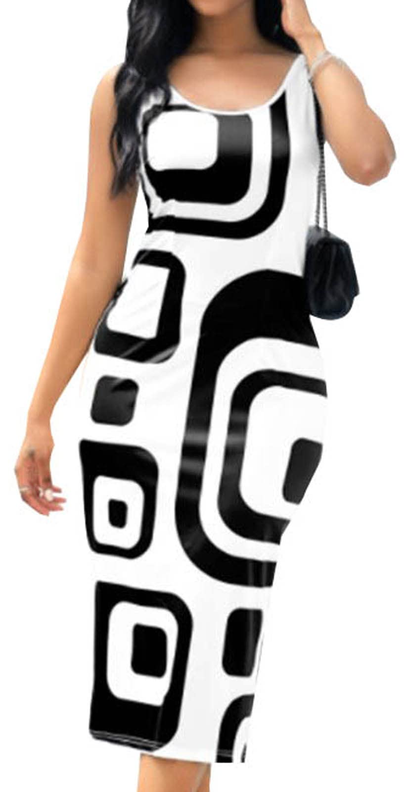 Elegant Women's Bodycon Pencil Dress for Business Workwear - Professional Office Attire & Cocktail Party Outfit