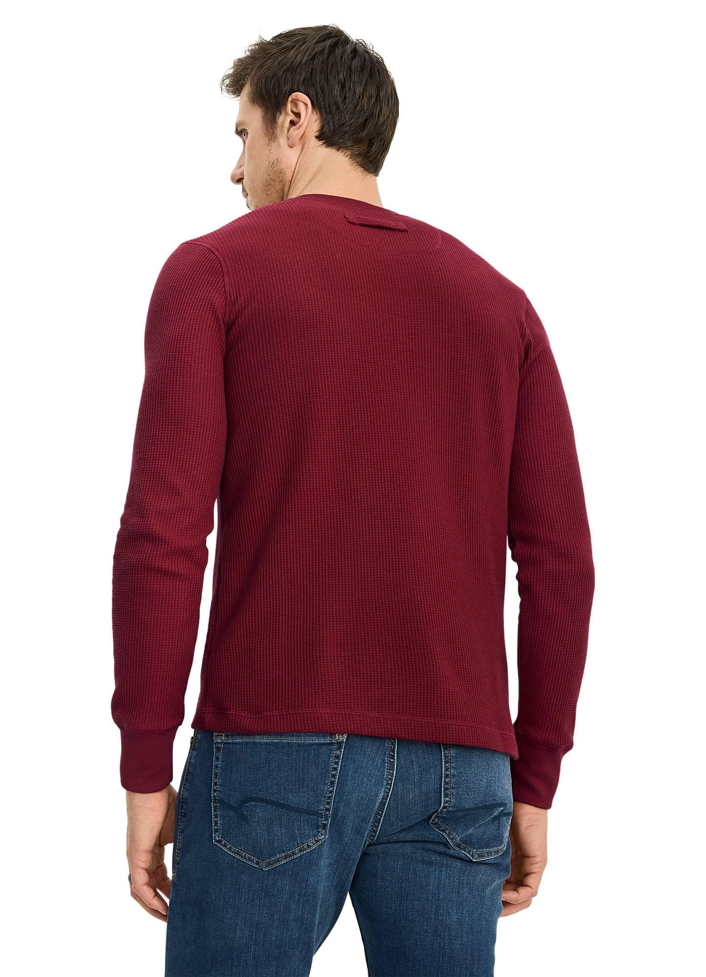 Jockey Men's Baselayer Long Sleeve Waffle Henley Shirt - Thermal Underwear for Cold Weather, Moisture Wicking & Breathable - Perfect for Layering, Hiking, and Winter Sports