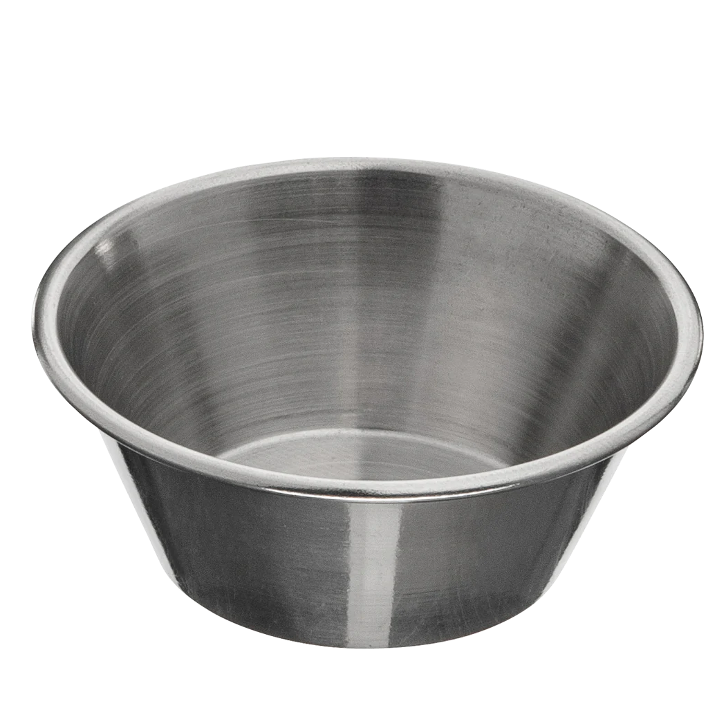 Stainless Steel 1.5 Oz Sauce Cups - 12 Pack for Restaurants, Catering & Home Use | Durable Mini Condiment Containers for Ketchup, Mustard & Dressings