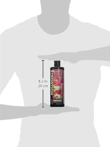 Brightwell Aquatics Strontion Concentrated Strontium Supplement for Saltwater & Reef Aquariums - 500ml (STR500) - Promotes Coral Growth & Marine Health