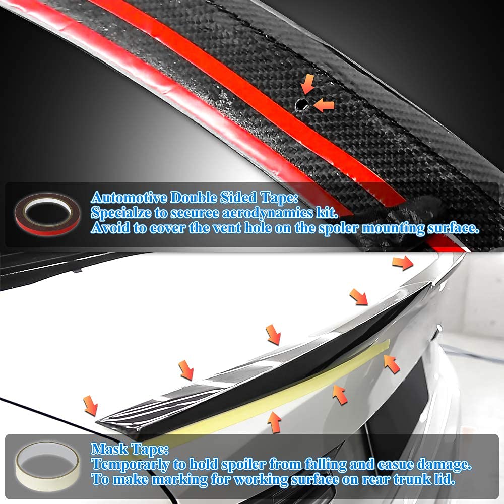 High-Performance Real Carbon Fiber Trunk Spoiler for BMW 3 Series E90 Sedan & E90 M3 (2005-2012) - Lightweight Aerodynamic Upgrade for Enhanced Style and Performance