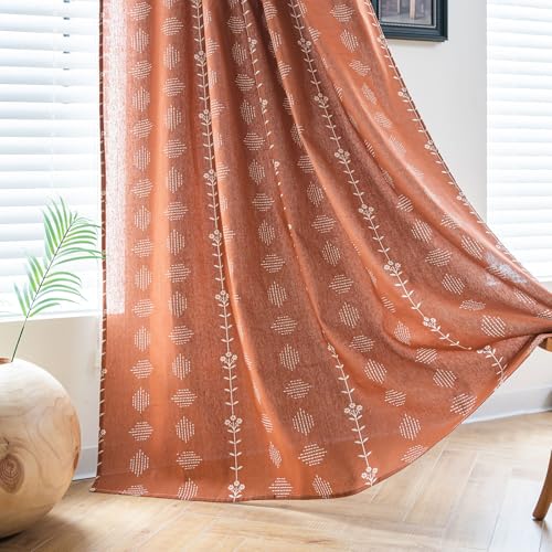 F Pattern Burnt Orange