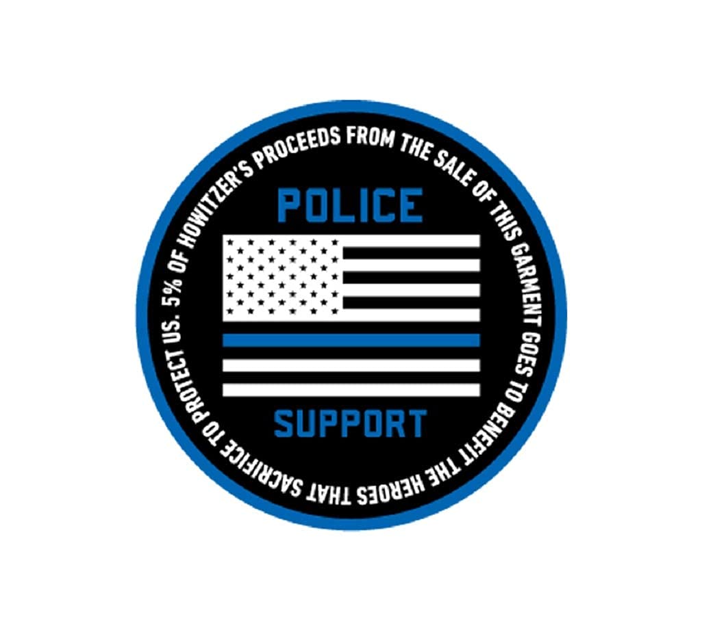 Blue Line Police Support T-Shirts for Men - Law Enforcement Apparel - Thin Blue Line Shirts for Officers, First Responders & Supporters - Perfect for Work, Duty & Everyday Wear
