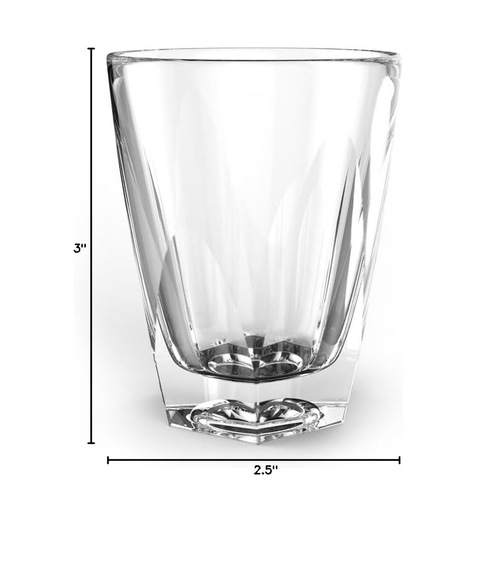 notNeutral Vero Glass Clear - Set of 4 (12 oz Each) - Elegant Drinking Glasses for Cocktails, Juice & Water - Perfect for Home Bars, Restaurants & Dinner Parties