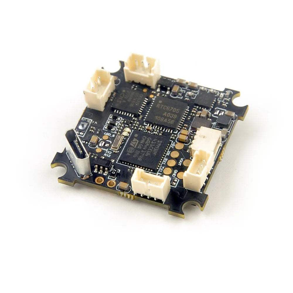 Happymodel ELRS F4 2.4GHz AIO 5-in-1 Flight Controller with Built-in SPI Receiver - Perfect for FPV Drone Racing and DIY Quadcopter Builds