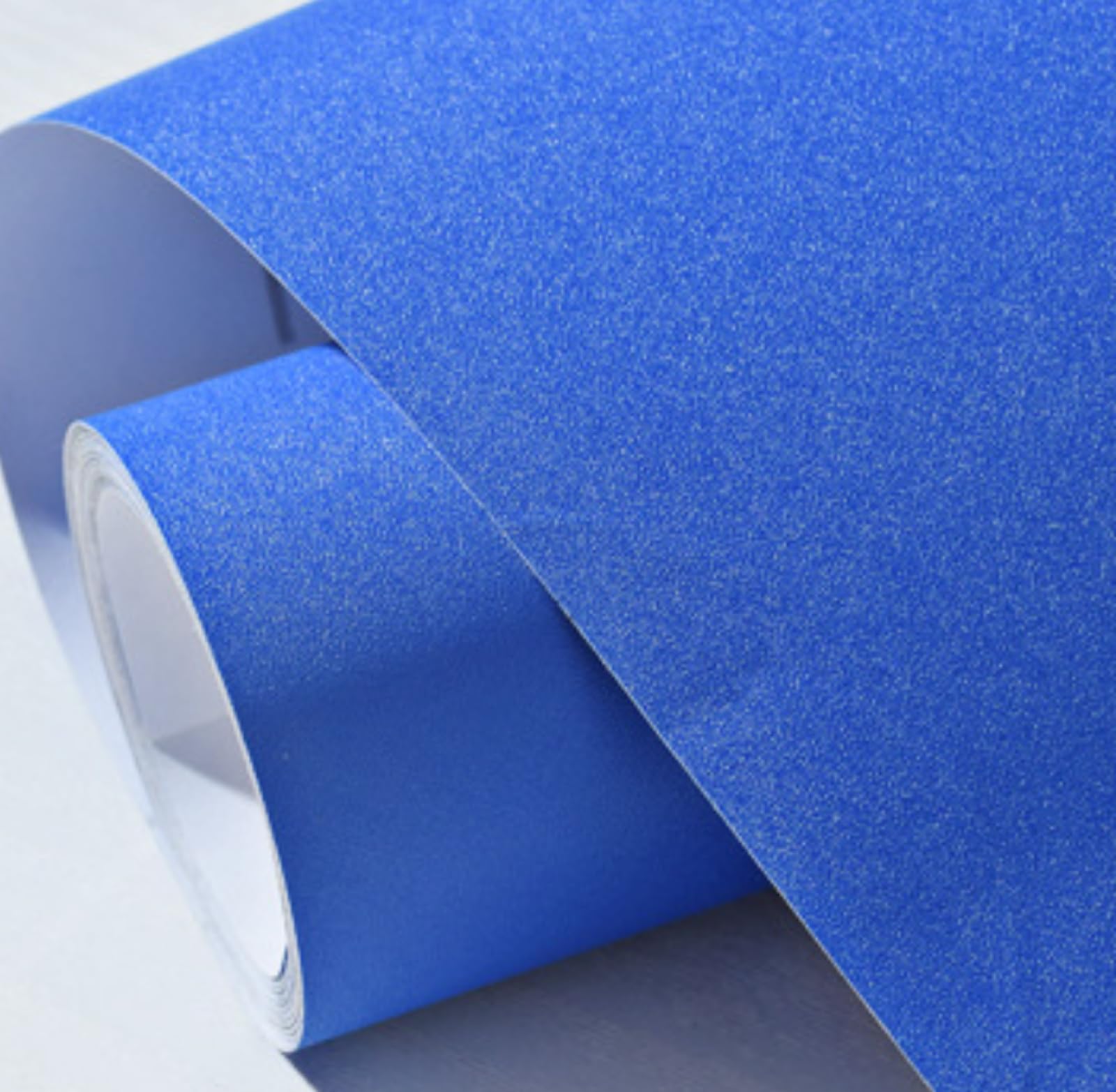 Self-Adhesive Wallpaper - Thickened Waterproof Matte PVC Wall Sticker for Bedroom, Living Room, Desktop Decoration | Dark Blue | Easy DIY Home Renovation & Interior Design Upgrade