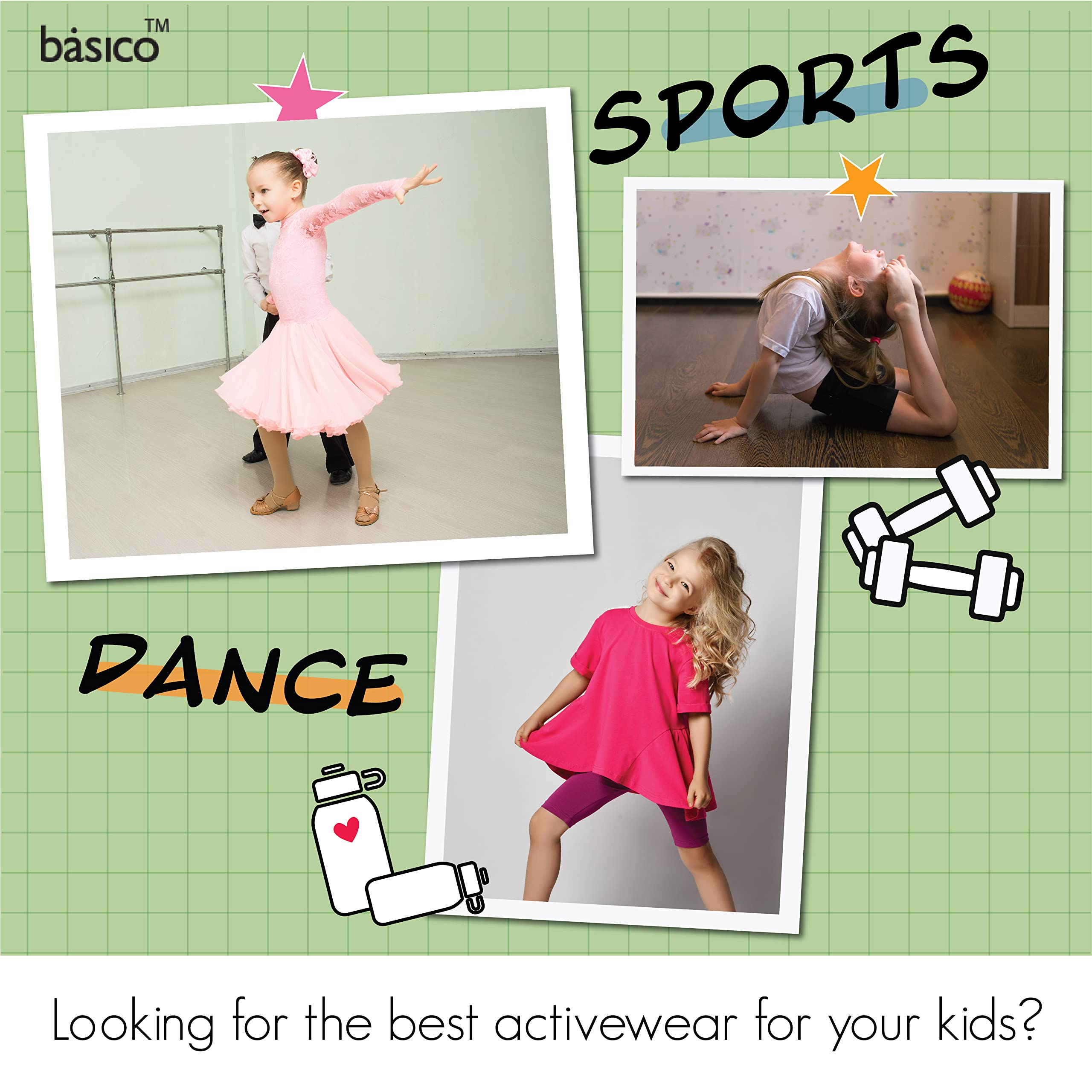 6/12 Pack Girls Dance Bike Shorts - Soft Spandex Under Dress Shorts for Playground, Sports, Skirts - Perfect for Ballet, Gymnastics & Everyday Play