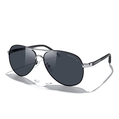 Black Frame/Silver Bridge/Black Lens