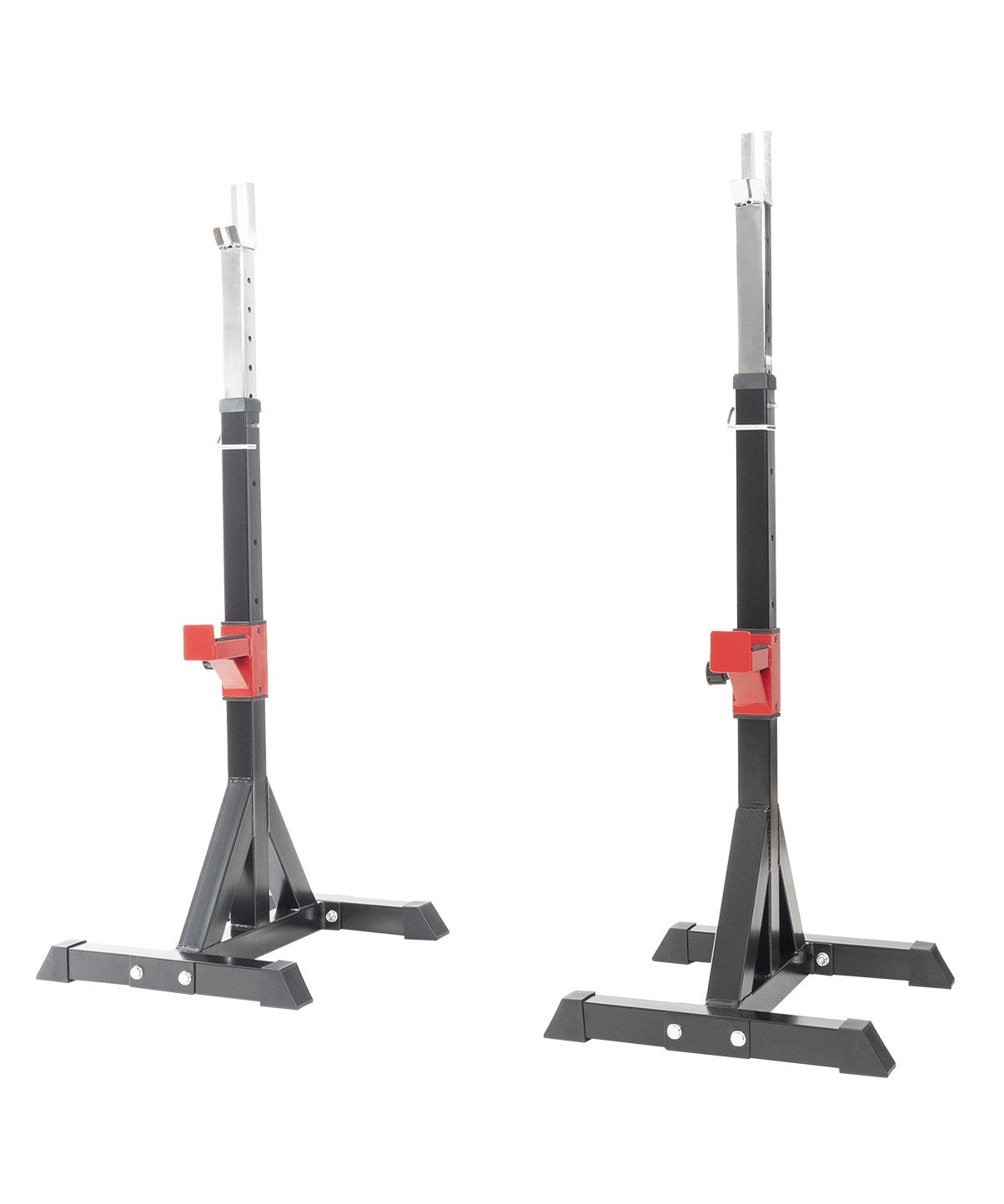 2-in-1 Adjustable Squat Rack with Bench Stand - Heavy Duty Home Gym Equipment for Strength Training & Weightlifting - Perfect for Garage, Basement & Home Workouts