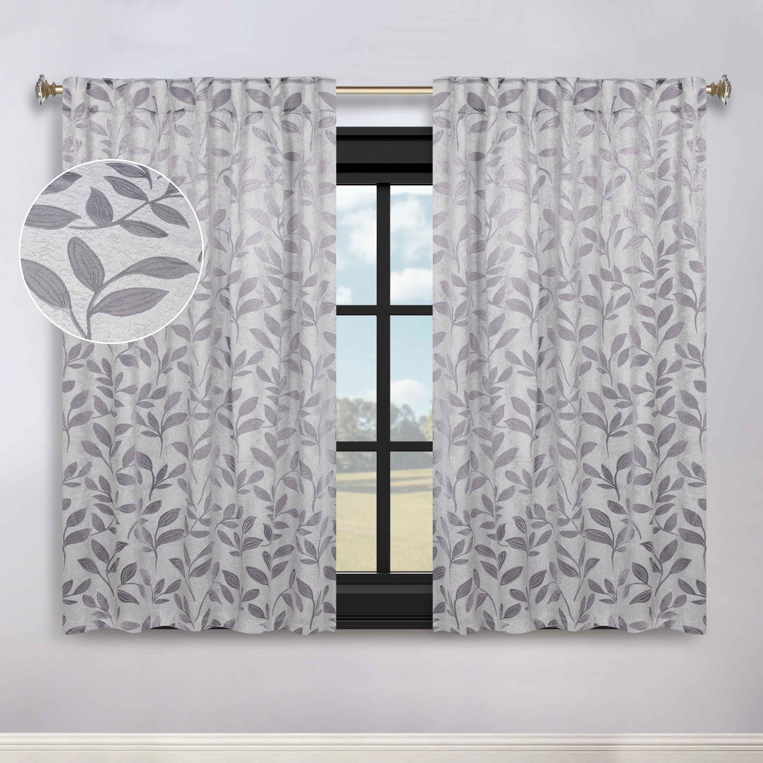 Premium Blackout Curtains for Bedroom - Super Soft Thermal Insulated Room Darkening Drapes with Back Tab Design (Set of 2 Panels) - Perfect for Nursery, Home Theater & Shift Workers