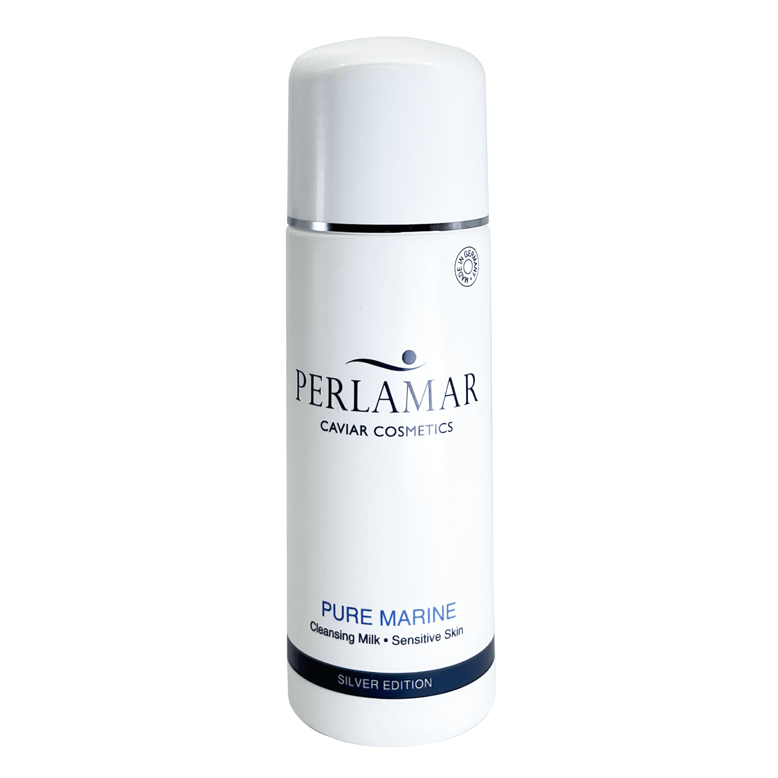 Perlamar Pure Marine Silver Edition Milk for Sensitive Skin - 200ml Hydrating & Soothing Face Moisturizer | Ideal for Dry, Irritated Skin & Daily Skincare Routine
