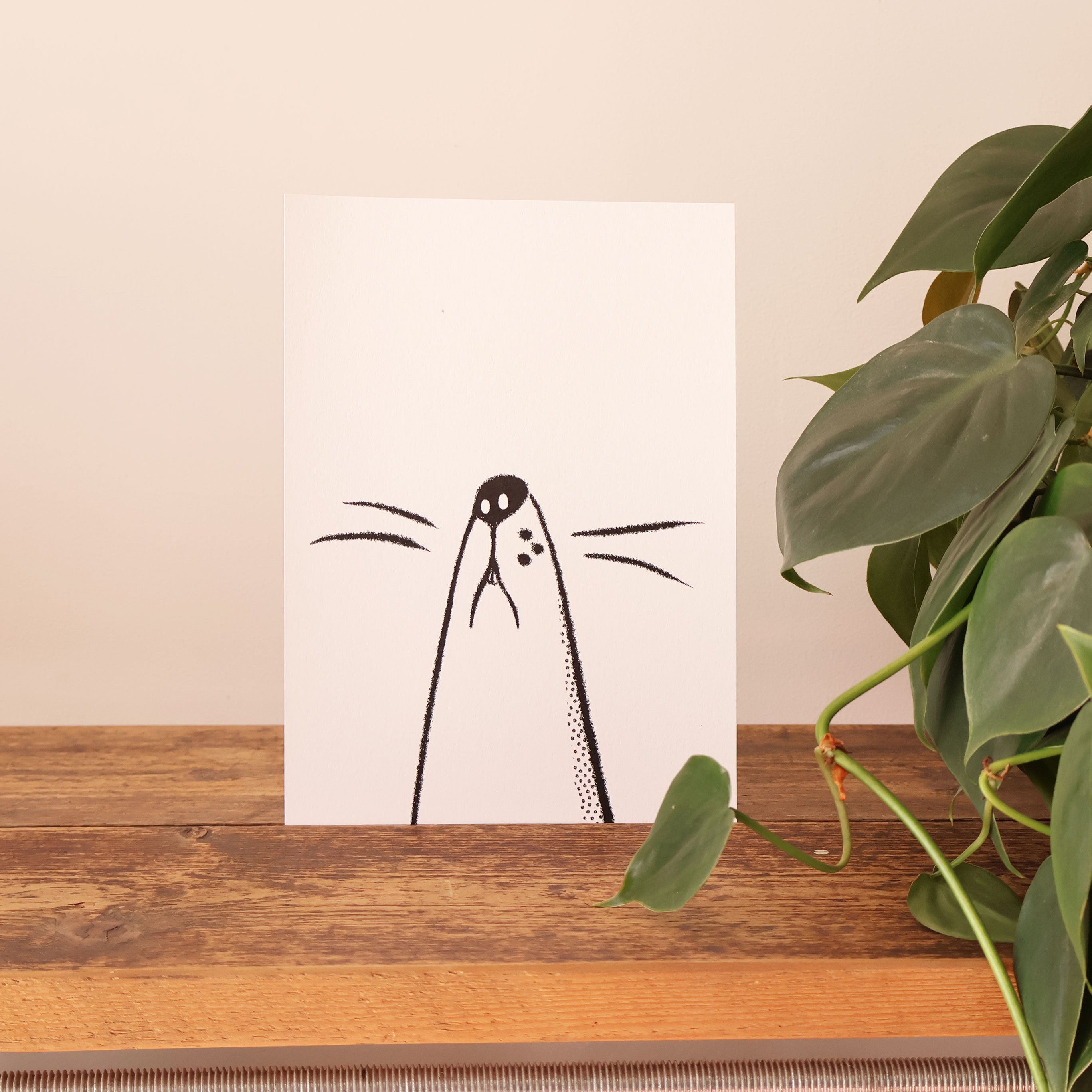 Bryony Moss Snoot A5 Art Print - Perfect for Home Decor, Office Wall Art & Gift Giving
