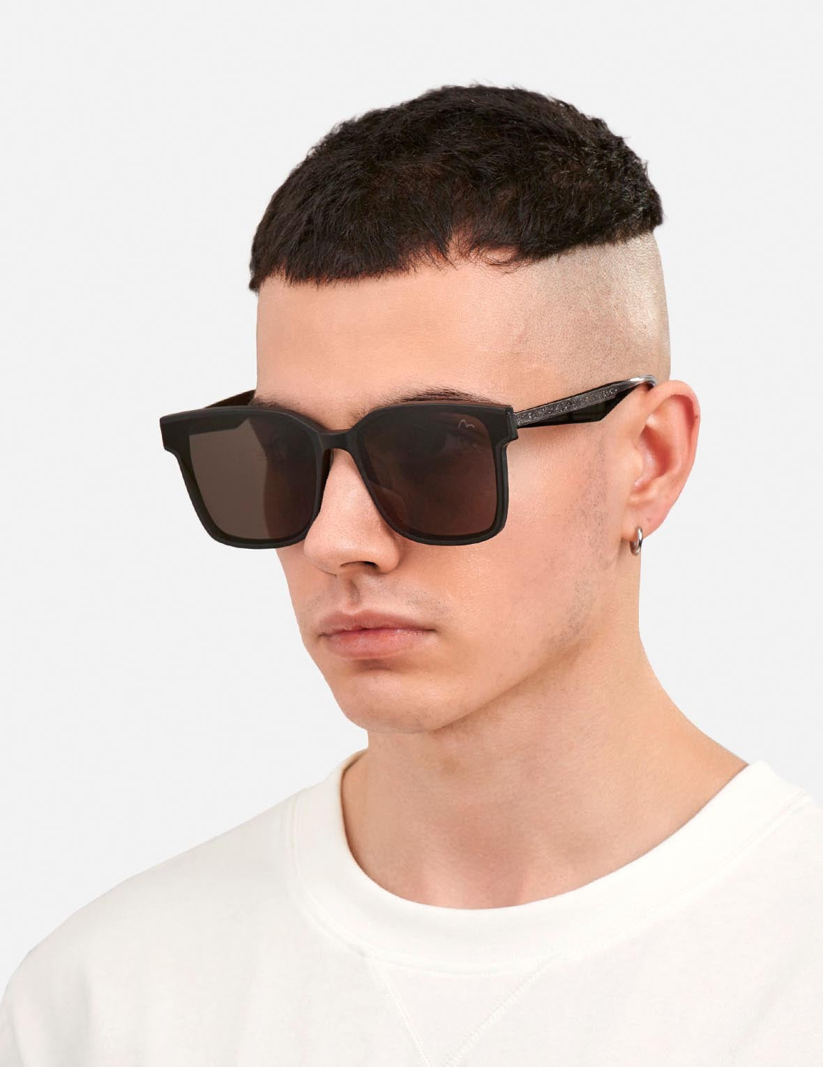 Monogram Temple Square Sunglasses - Trendy Oversized UV Protection Shades for Women & Men - Perfect for Beach, Driving, and Outdoor Activities