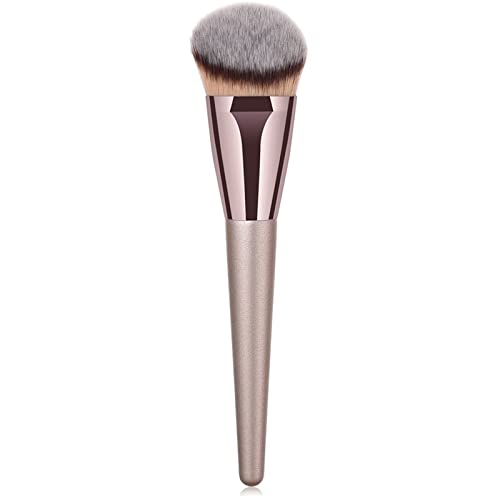 Premium Angled Foundation Brush - Synthetic Kabuki Makeup Brush for Liquid, Powder & BB Cream - Vegan Bronzer & Contour Brush - Perfect for Flawless Blending & Professional Makeup Application (Ideal for Daily Use, Special Occasions & Travel)