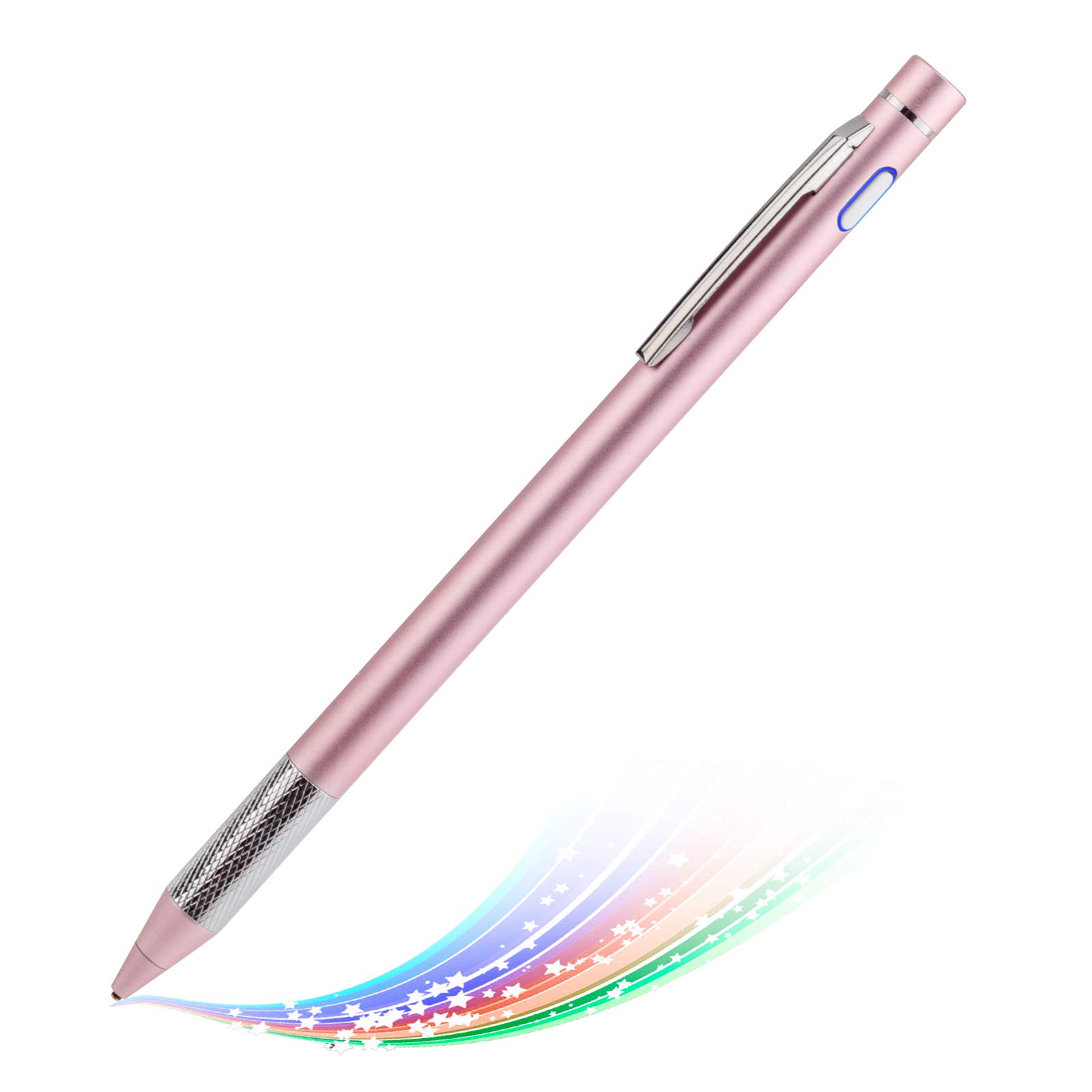 Rsepvwy Active Stylus Pen for Acer Chromebook Spin 11 - 1.5mm Ultra Fine Tip Digital Pencil with Palm Rejection (Pink) | Perfect for Note-Taking, Drawing & Touchscreen Navigation