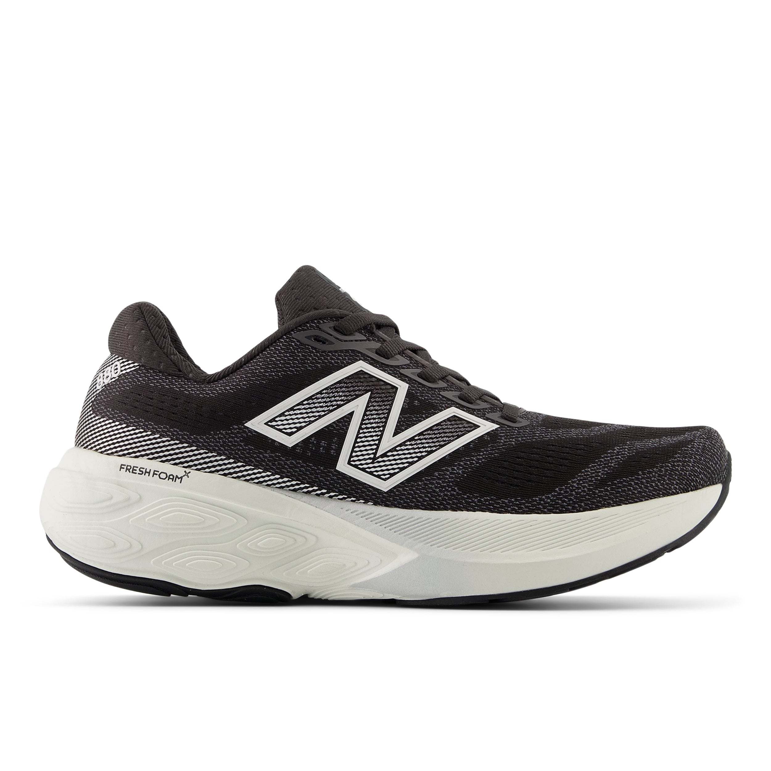 Women's New Balance Fresh Foam X 880v15 Wide Running Shoes - Black Cement/Sea Salt/Silver Metallic - Lightweight Cushioned Sneakers for Jogging, Walking & Gym Workouts