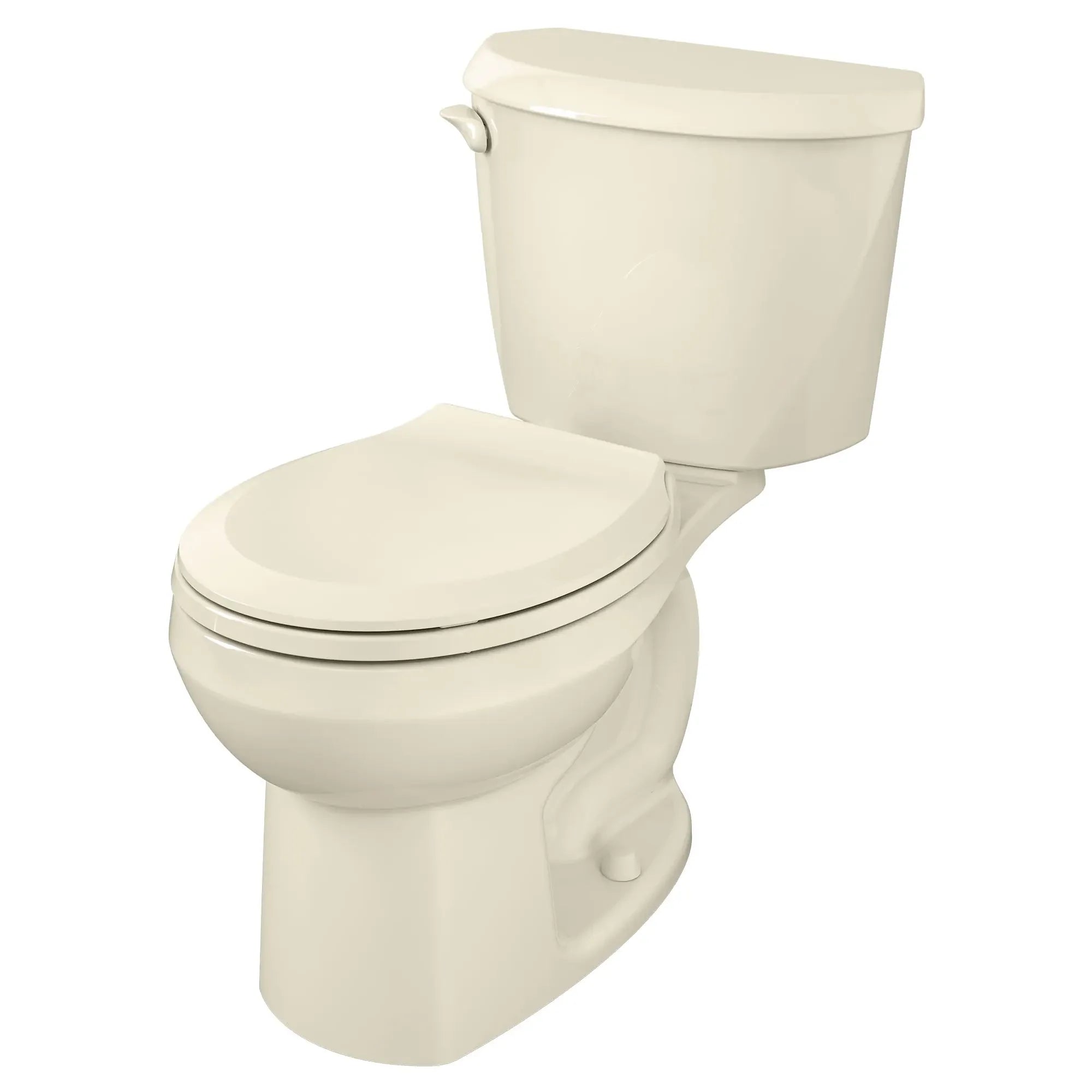 Colony® Two-Piece 1.6 GPF/6.0 LPF Standard Height Round Front Toilet Bowl Without Seat - Perfect for Small Bathrooms & Water-Efficient Homes