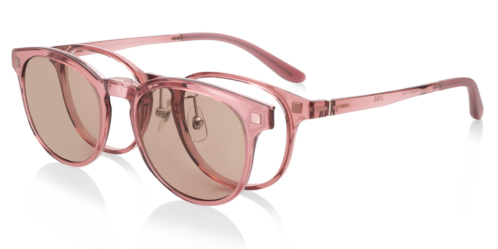 JINS Switch Classic 195 02 - Stylish Blue Light Blocking Glasses for Men & Women - Perfect for Office Work, Gaming & Digital Eye Strain Relief