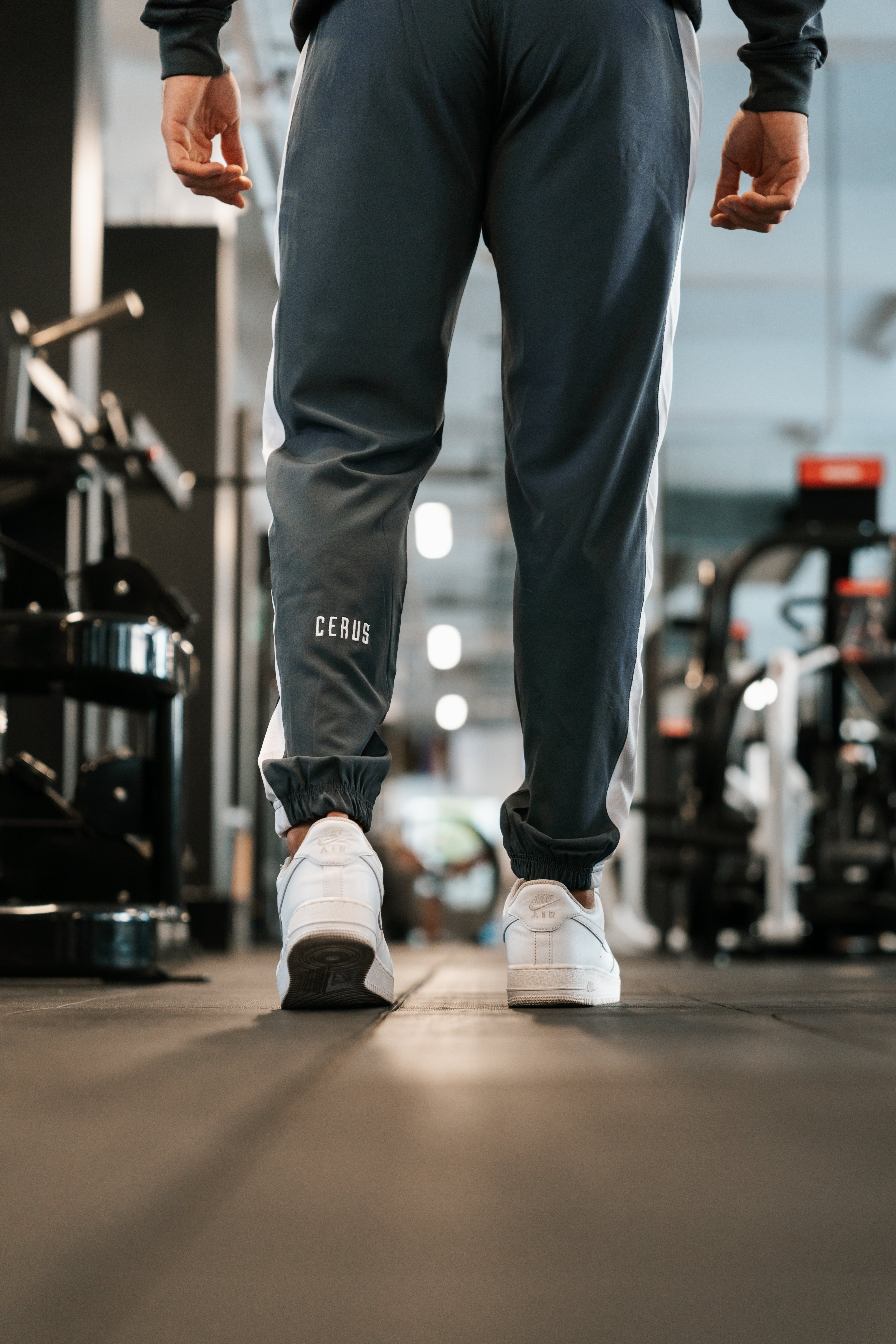 Cerus Grey Hybrid Jogger Pants for Men - Comfortable Athletic Running & Lounge Wear - Perfect for Gym, Workout, Travel & Casual Everyday Use