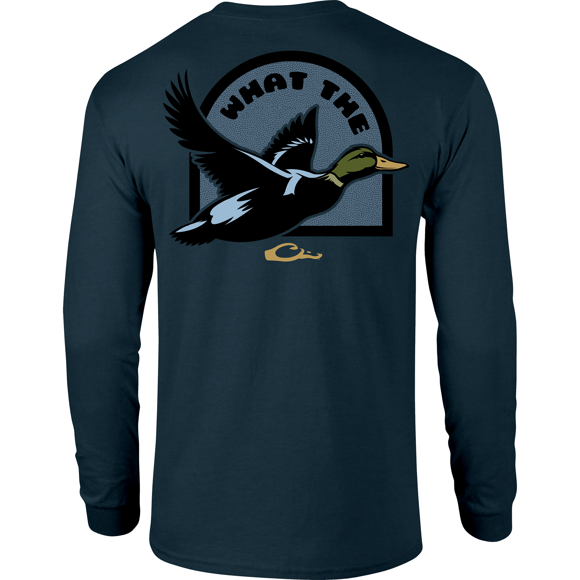 What the Duck Funny Long Sleeve T-Shirt for Men & Women | Comfortable Cotton Graphic Tee for Casual Wear, Gifts, and Duck Lovers