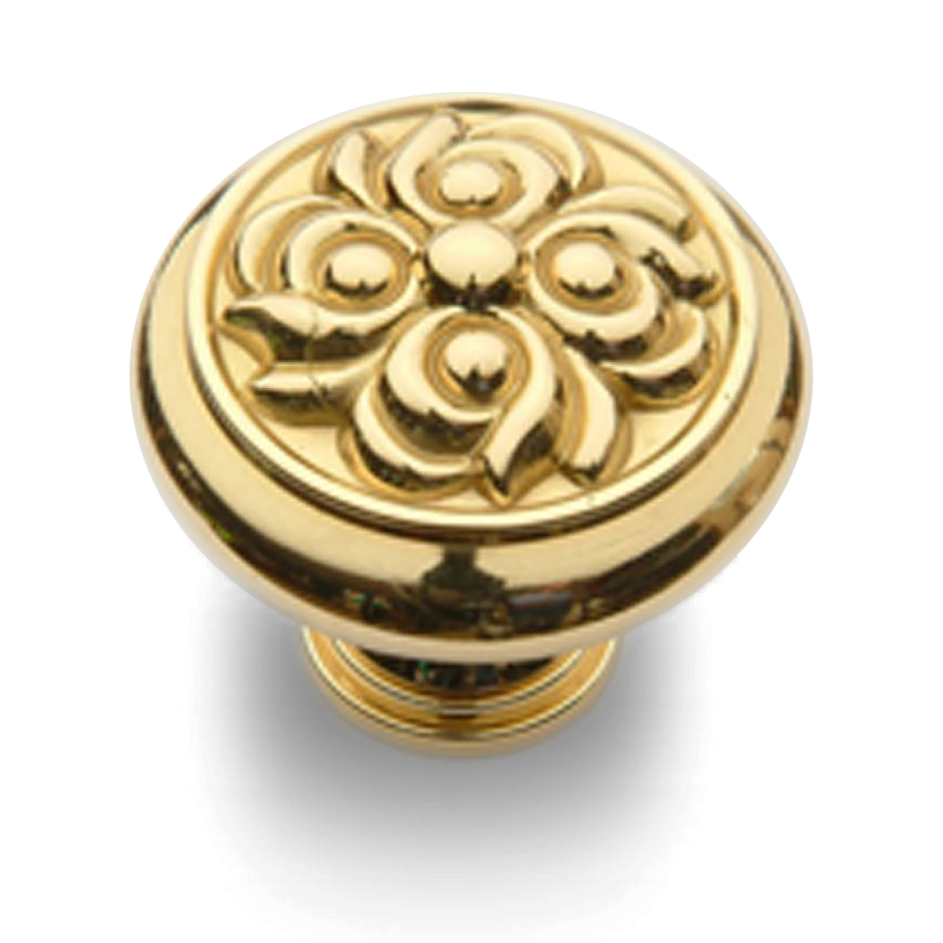 Hyde Park 1-1/2 Inch Cabinet Knob - Premium Solid Brass Hardware for Kitchen & Bathroom Cabinets