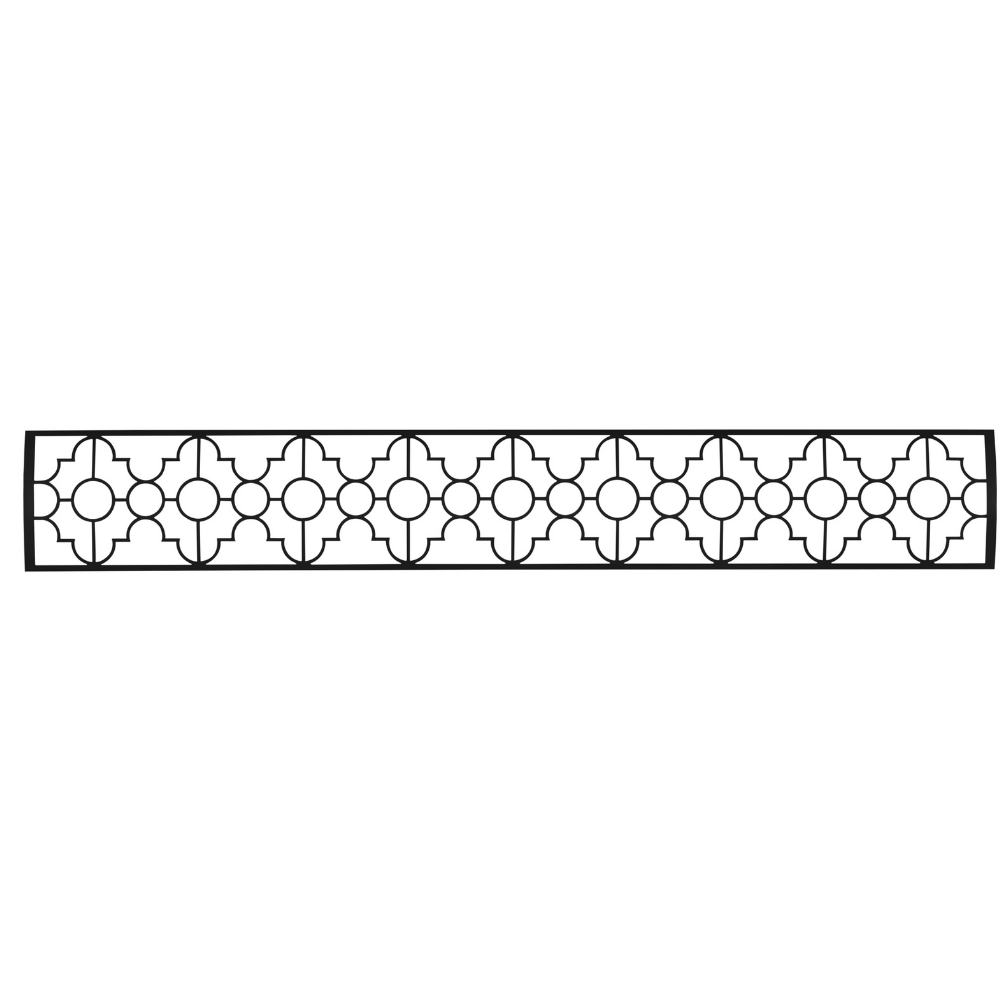 Infratech Motif Mediterranean Decorative Fascia Kit - Premium Outdoor Heater Cover for Patio, Poolside & Garden Decor - Weather-Resistant Design for Year-Round Elegance