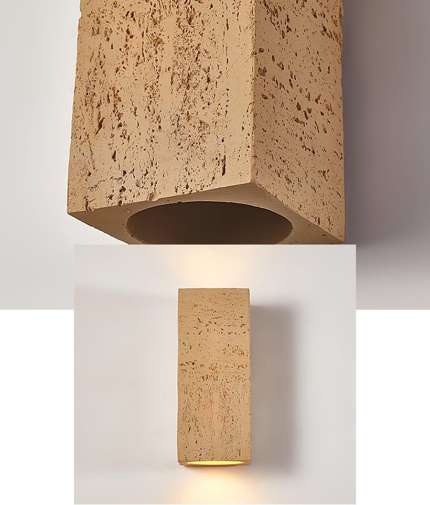 Modern Brick Wall Lamp - Industrial Style LED Sconce Light Fixture for Bedroom, Living Room, and Office Decor | Energy Efficient Indoor Lighting Solution