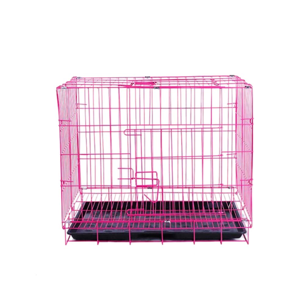 Balacoo Foldable Wire Dog Crate with Removable Tray - Portable Pet Kennel for Small & Medium Dogs, Cats & Rabbits | Indoor & Outdoor Use, Travel, House Training, Vet Visits