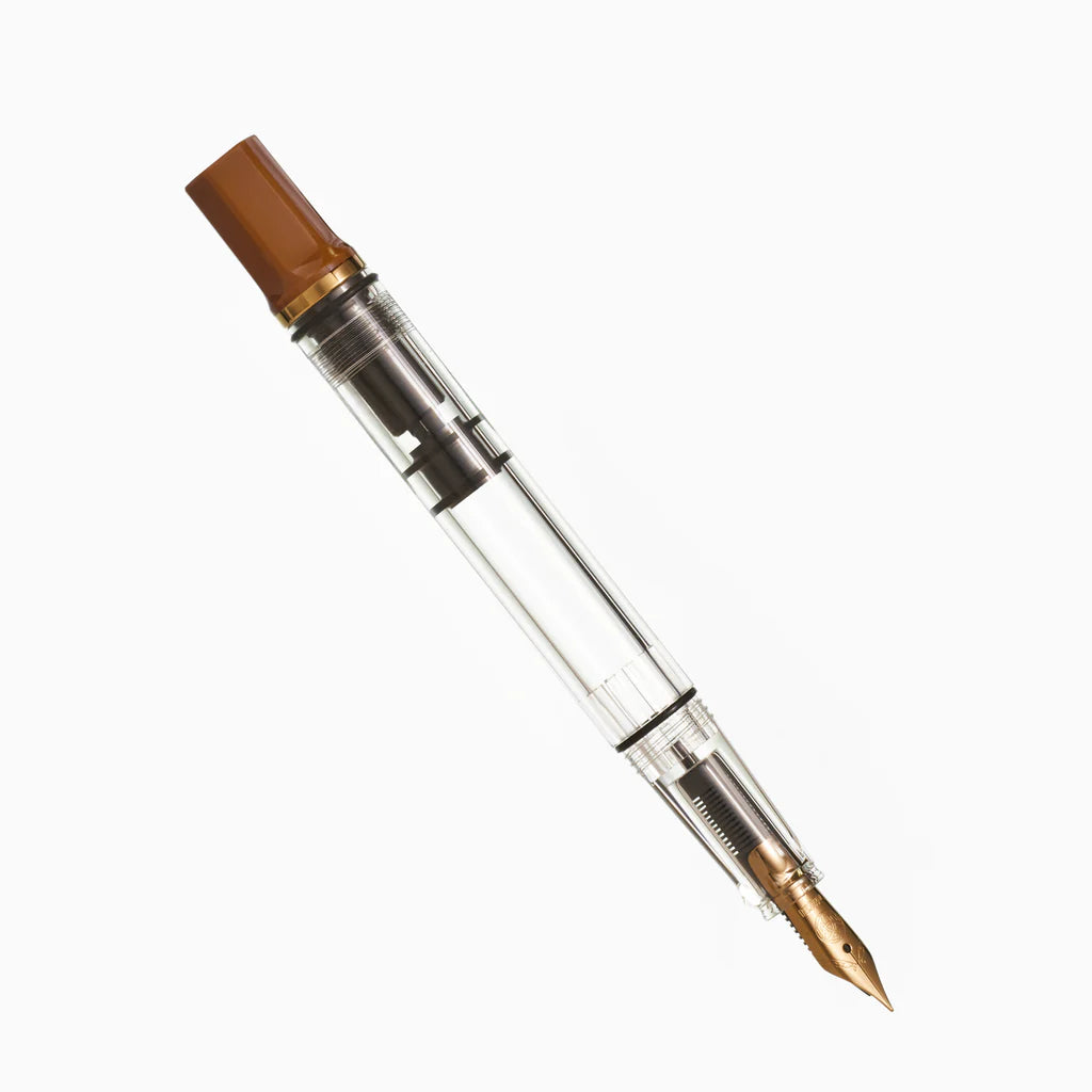 TWSBI Eco Espresso Fountain Pen with Bronze Trim - Smooth Writing Experience for Journaling, Note Taking & Calligraphy