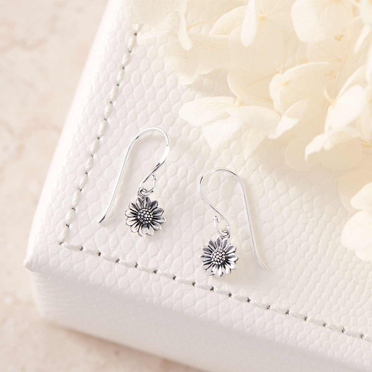 Tiny Delicate Sunflower Earrings for Women - Dainty Gold Plated Floral Stud Earrings - Perfect for Everyday Wear, Gift Giving & Summer Outfits