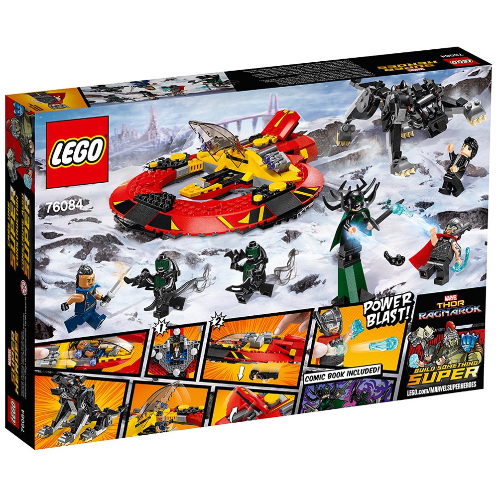 LEGO Marvel Super Heroes 76084 Ultimate Battle for Asgard Construction Set - Avengers Thor Hulk Action Figures - Perfect for Kids & Collectors - Great for Playtime, Gifts & Superhero Fans
