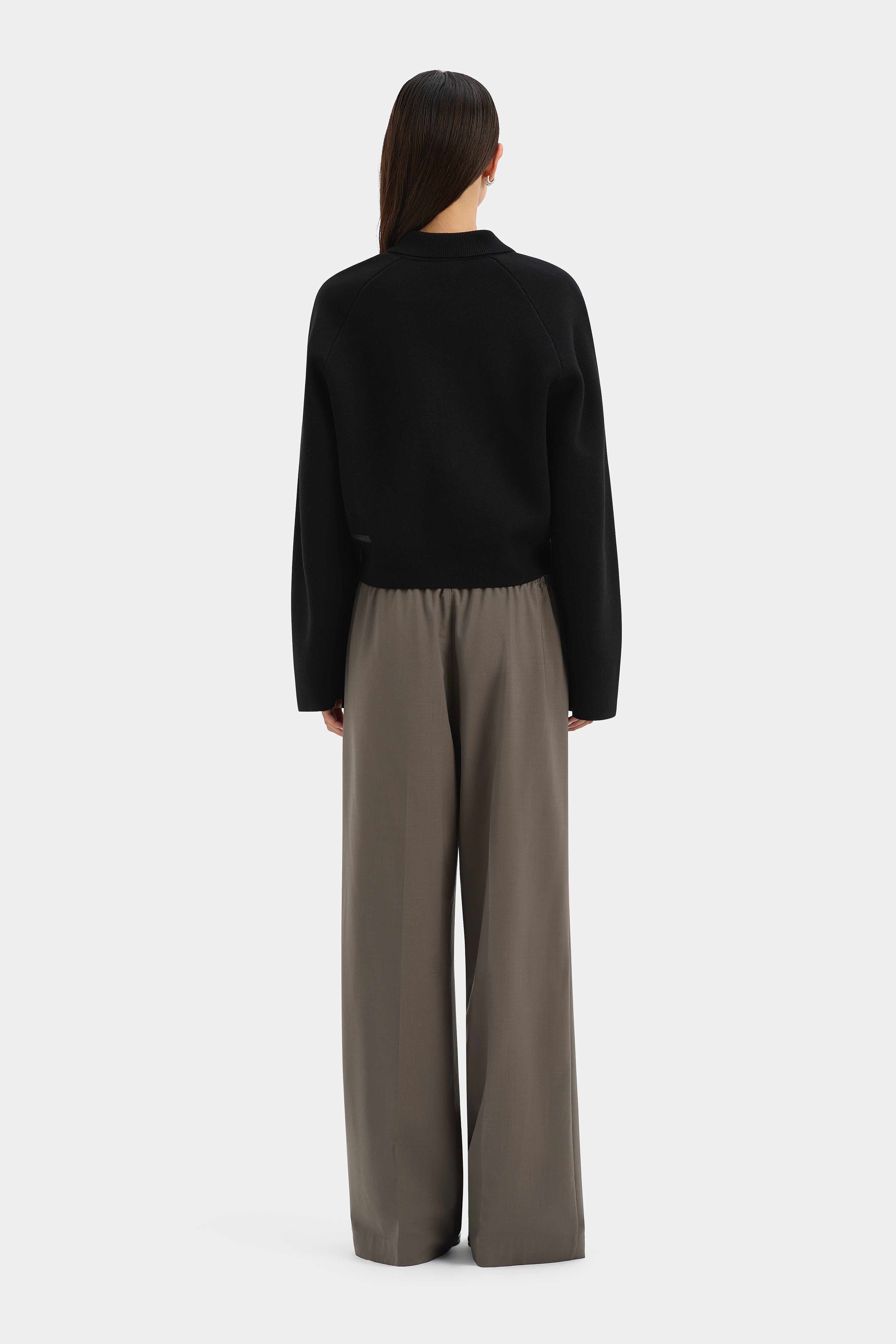 Stylish Ribbed Neck Sweater for Women - Cozy Knit Pullover for Casual Wear & Layering | Perfect for Fall & Winter Outfits