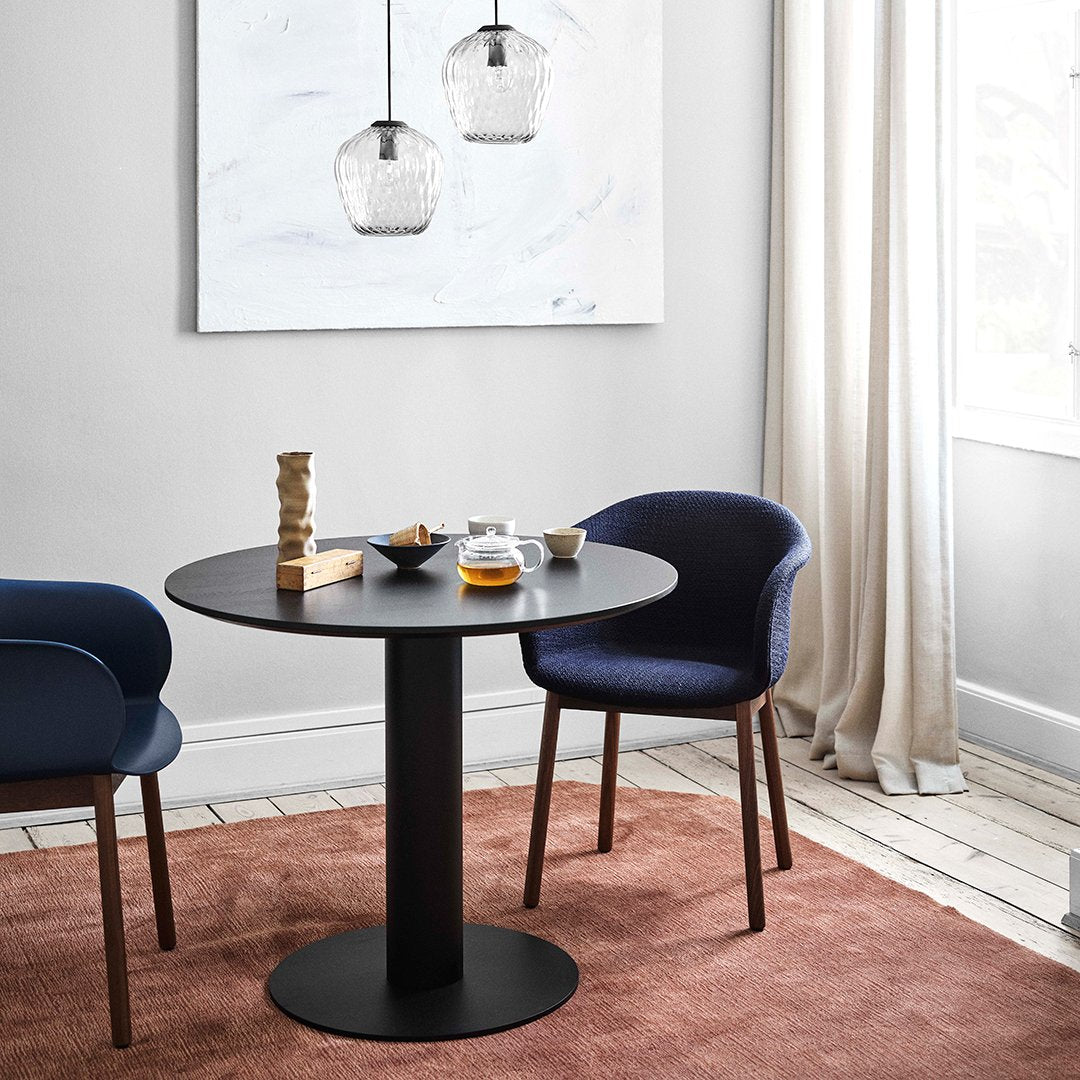 SK11 Modern Dining Table with Center Base - Perfect for Small Spaces, Apartments & Cozy Kitchens