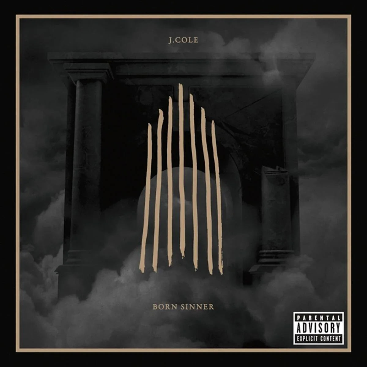 J. Cole Born Sinner Vinyl Record LP - Limited Edition Hip Hop Music Album for Collectors & Fans - Perfect for Home Listening, Gifts & Music Enthusiasts