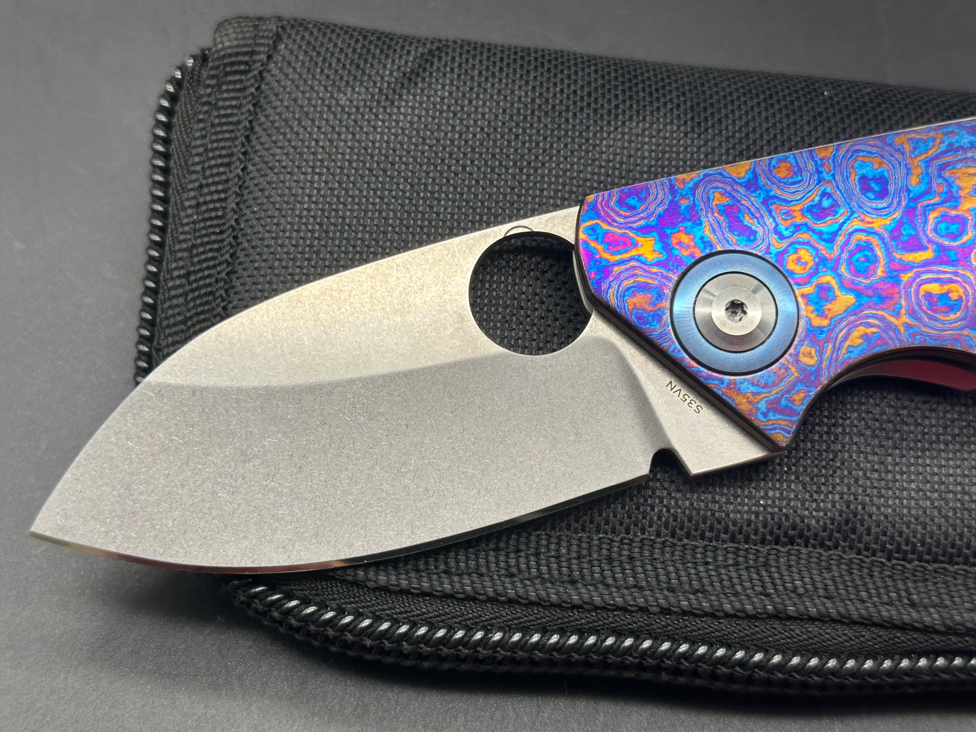 Premium DX2 Alien Tactical Knife with S35VN Steel Blade - Survival, Camping & Outdoor EDC Gear for Hunting, Hiking & Adventure Enthusiasts