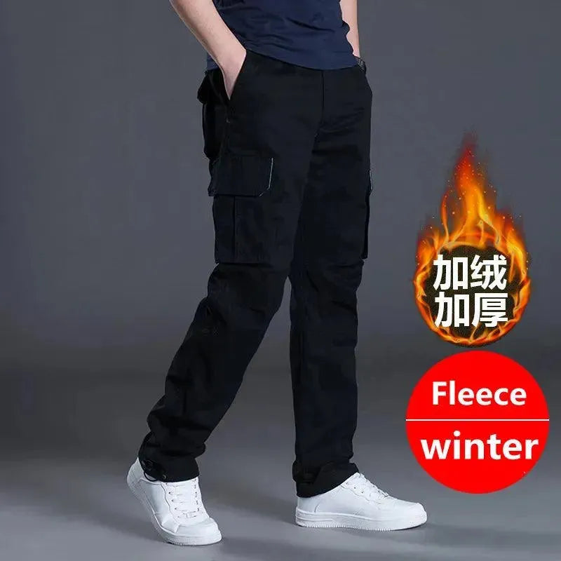 Men's Cargo Pants with Multiple Pockets - Durable & Stylish Workwear for Outdoor, Hiking & Casual Wear