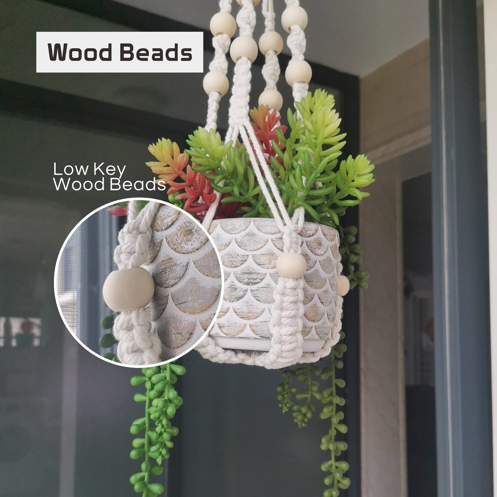 Macrame Plant Hanger Indoor - 23