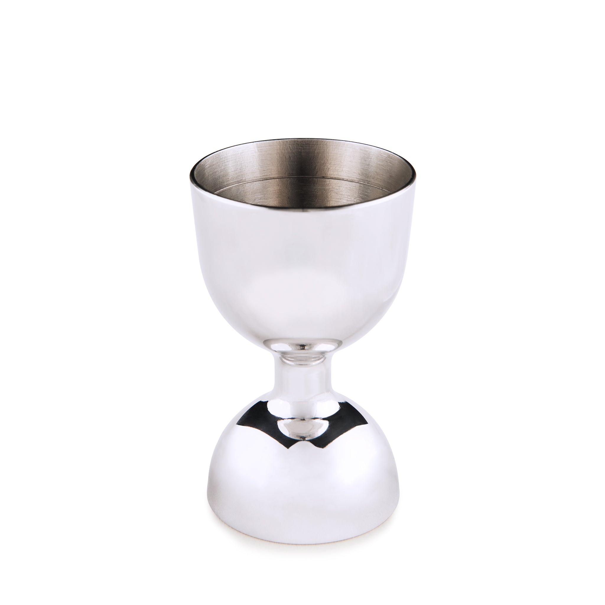 Premium Leopold Silver Plated Jigger 25ml & 50ml - Professional Bartending Tool for Cocktail Mixing, Home Bars & Parties