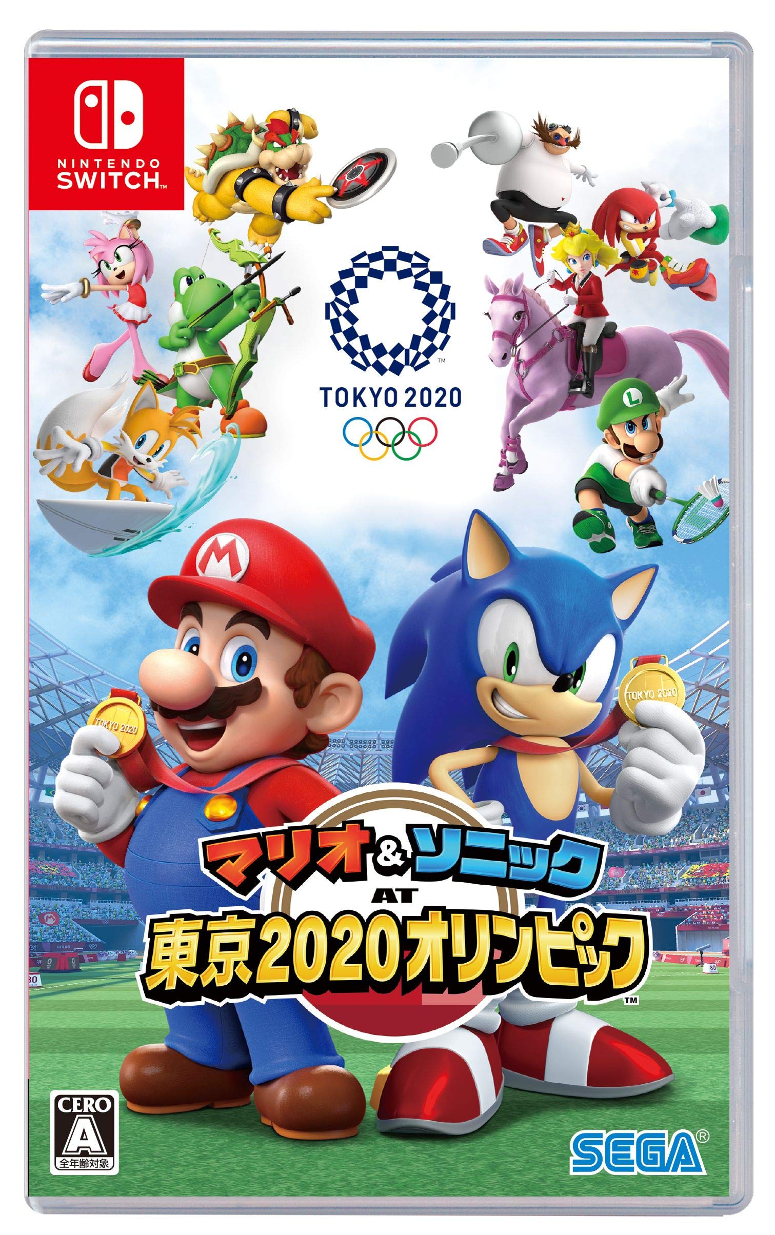 Mario & Sonic at the Tokyo 2020 Olympic Games (TM) - Nintendo Switch Japanese Version (Non-US) - Fun Family & Party Multiplayer Game for Sports Fans