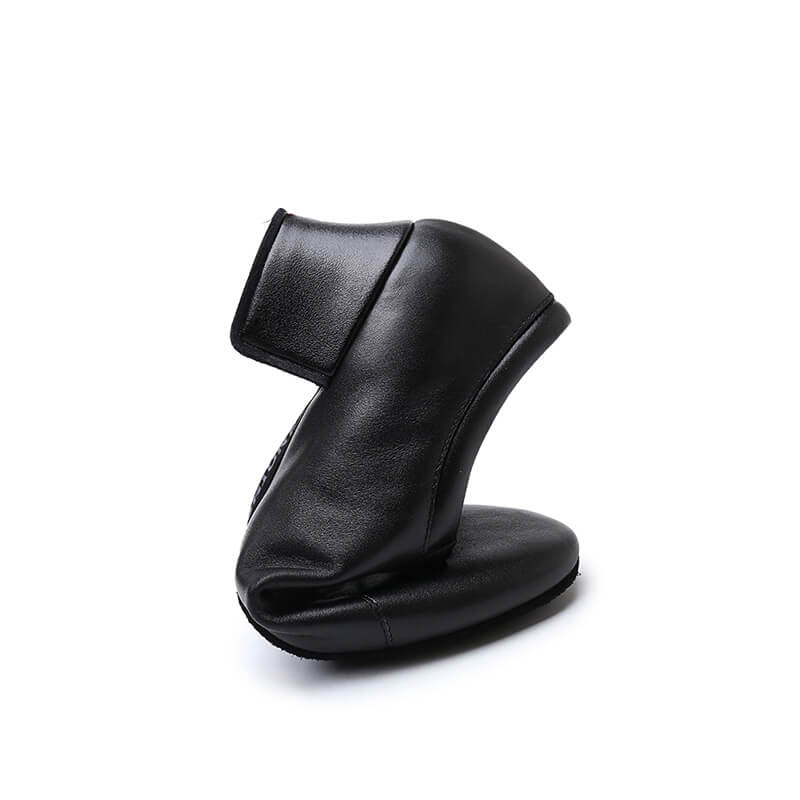 Premium Black Leather Cuban Heel Latin Dance Shoes for Women - Professional Ballroom Salsa Tango Practice Shoes - Perfect for Dance Classes, Performances & Social Dancing