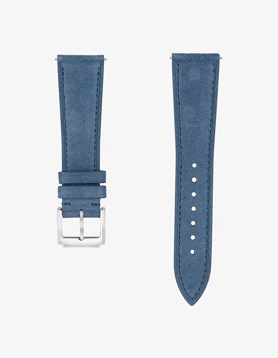 Premium Suede Leather Watch Strap 17mm & 21mm - Soft & Durable Replacement Band for Men & Women - Perfect for Casual, Dress & Everyday Wear
