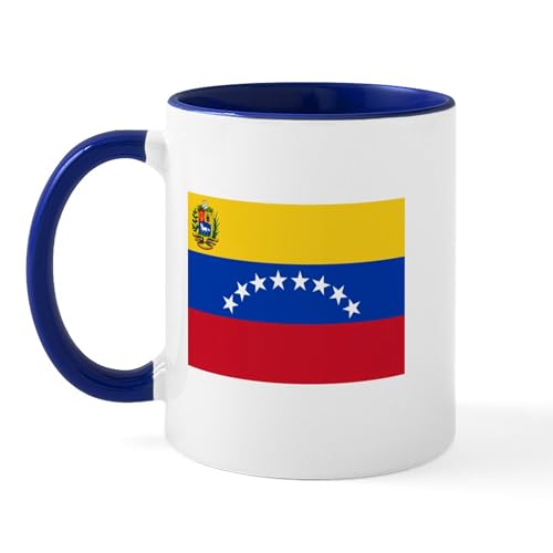 White/Navy Inside - Venezuelan Flag Mug