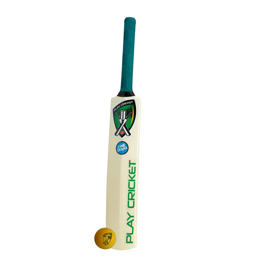 Gray Nicolls Plastic Cricket Bat with PolySoft Ball - Lightweight & Durable Training Cricket Equipment for Kids & Beginners - Perfect for Backyard Practice, School Sports & Casual Games