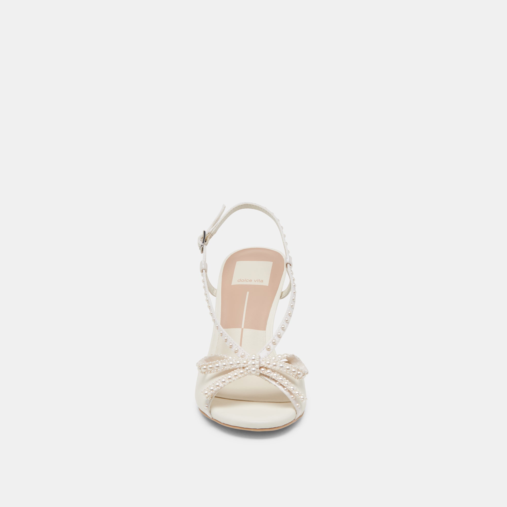 LONNY PEARL White Satin High Heels - Elegant Women's Dress Shoes for Weddings, Parties & Special Occasions