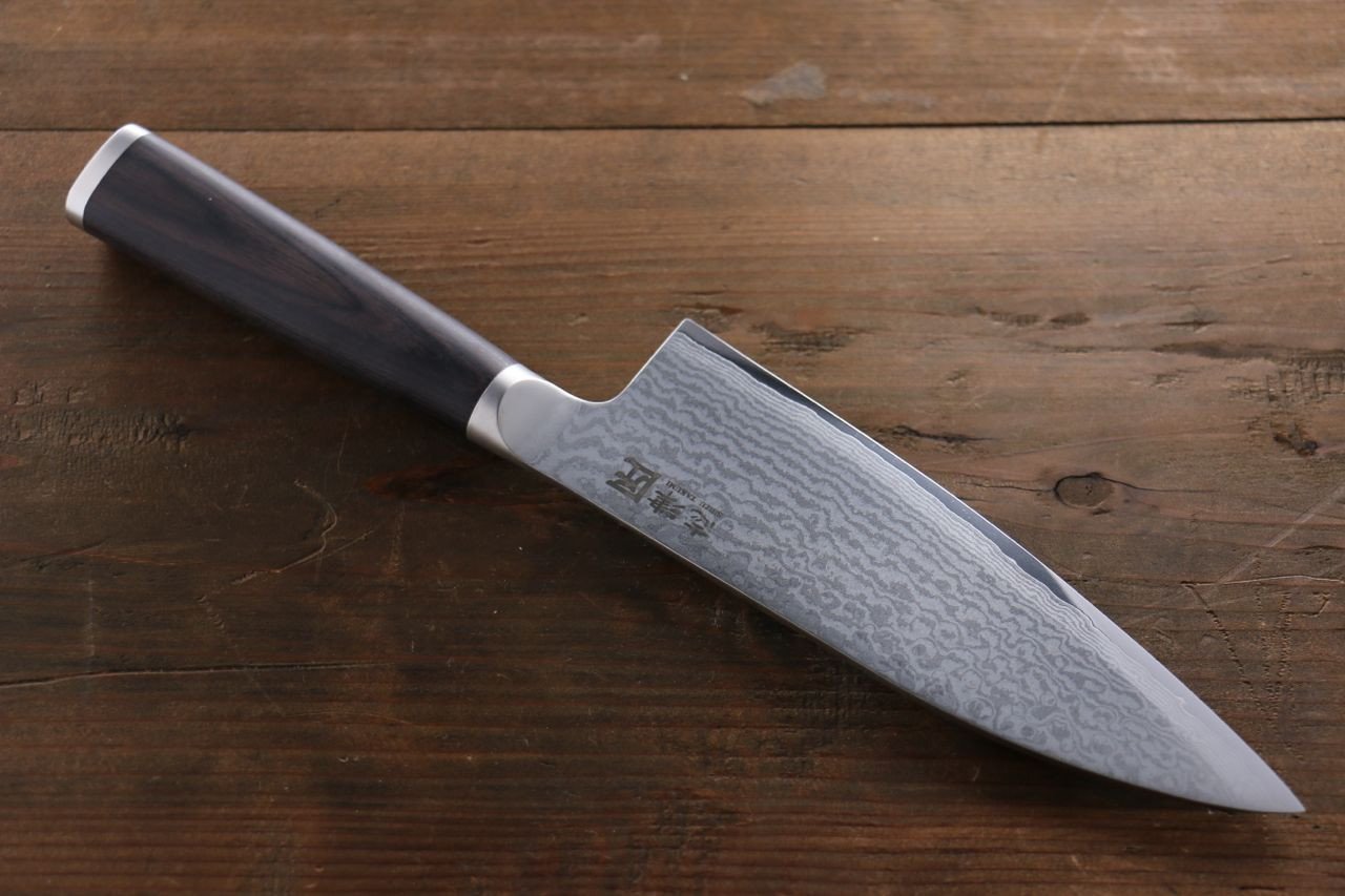 Premium Miyako AUS8 33-Layer Damascus Deba Knife 165mm - Japanese Chef Knife for Sushi, Fish Filleting & Precision Cutting - Professional Kitchen & Home Cooking Essential