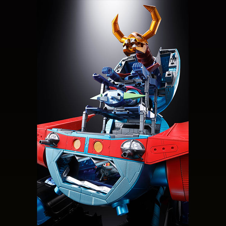 Bandai Soul of Chogokin GX-100 Gaiking & Daiku Maryu Divine Demon Dragon Action Figure - Premium Collectible for Anime Fans & Display Showcase