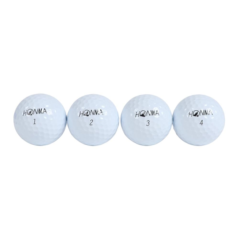 Honma TW-X & TW-S Golf Balls 2024 Model - Premium 3-Piece Tour Performance Golf Balls (1 Dozen/12 Balls) - White/Yellow Options for Distance, Spin & Soft Feel - Perfect for Tournament Play & Low Handicap Golfers