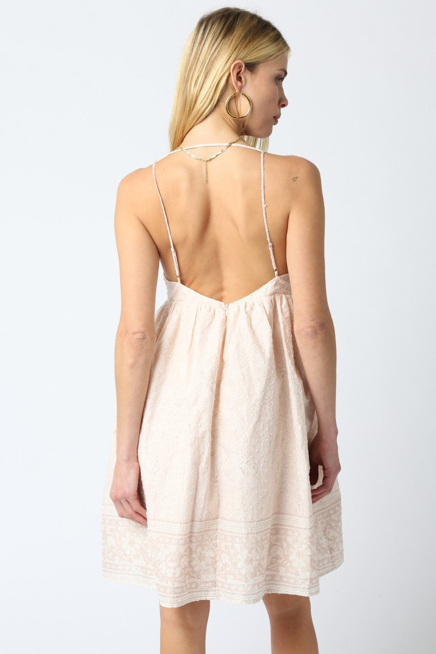 Stylish Heat Wave Mini Dress in Blush Bandana Print - Perfect for Summer Outings, Beach Vacations & Casual Dates