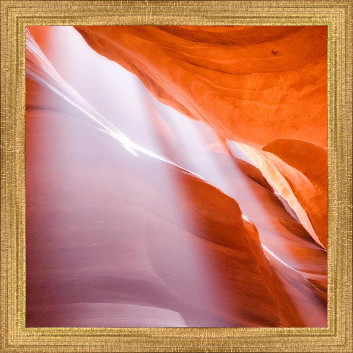 Stunning Antelope Canyon Light Shafts Photography - Natural Sunbeams in Slot Canyon - Perfect for Wall Art, Travel Inspiration & Desert Landscape Decor