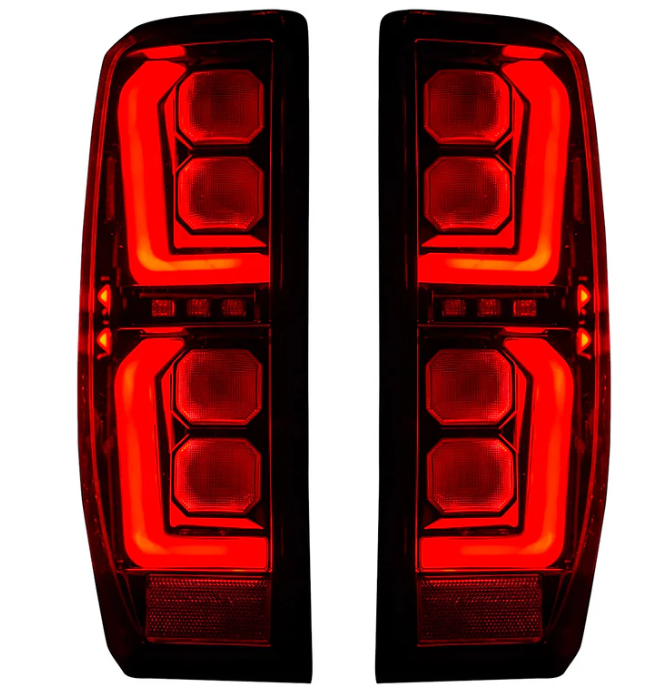 GMC Sierra 1500 2019-2023 LED Tail Lights - Smoked OLED Replacement for OEM - Upgrade Your Truck's Style & Safety for Night Driving & Off-Road Adventures